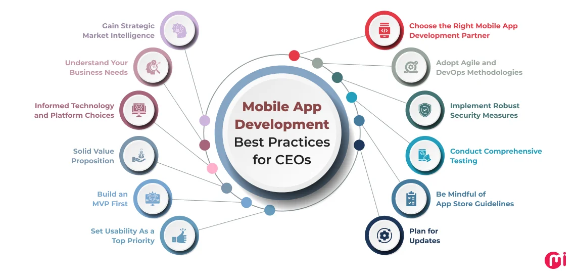 mobile app development best practices for ceo