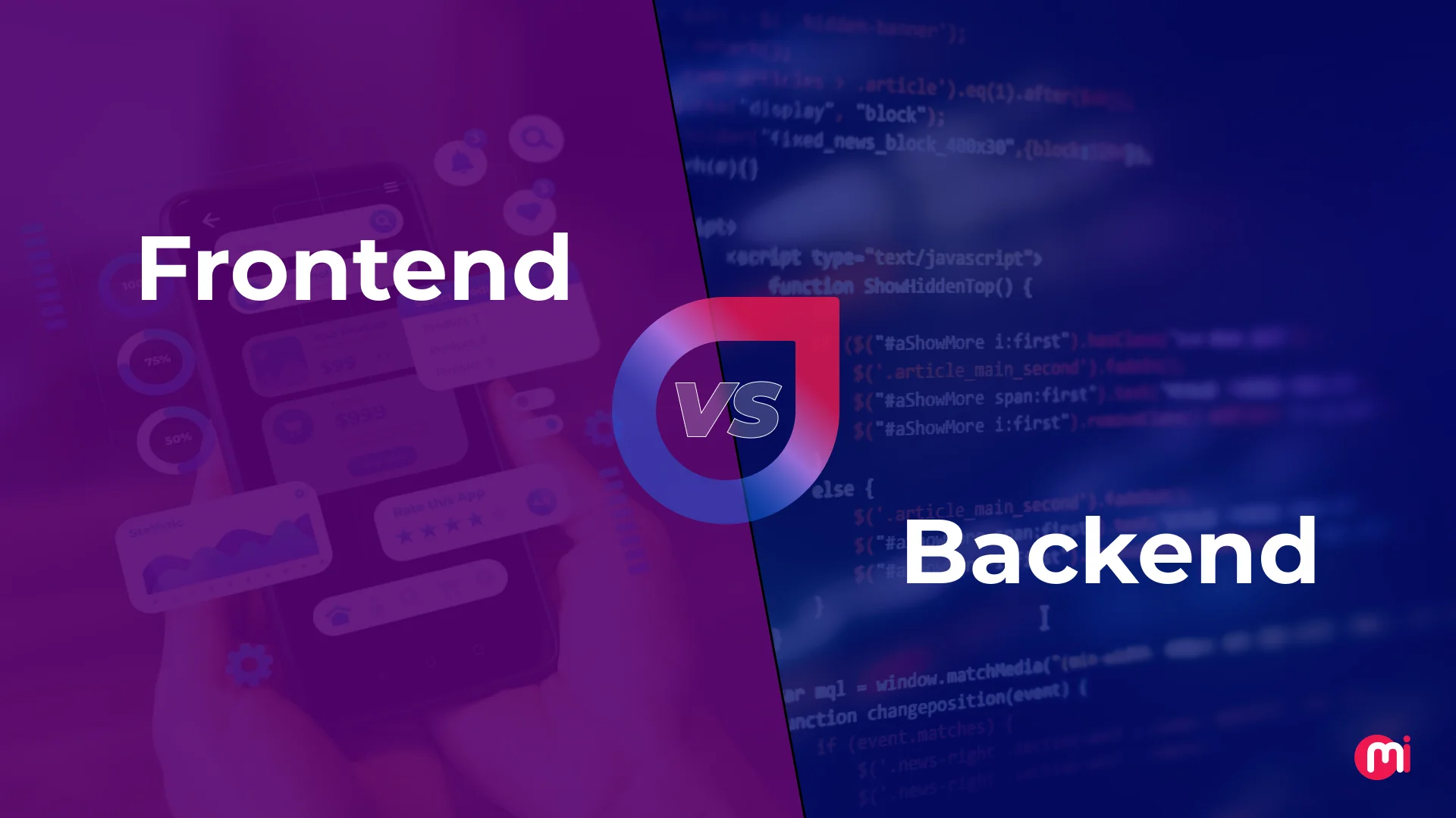 frontend vs backend