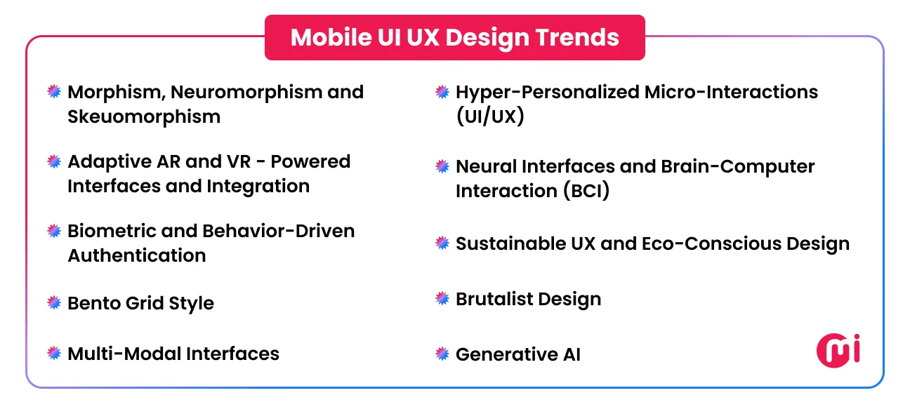 mobile ui ux design trends