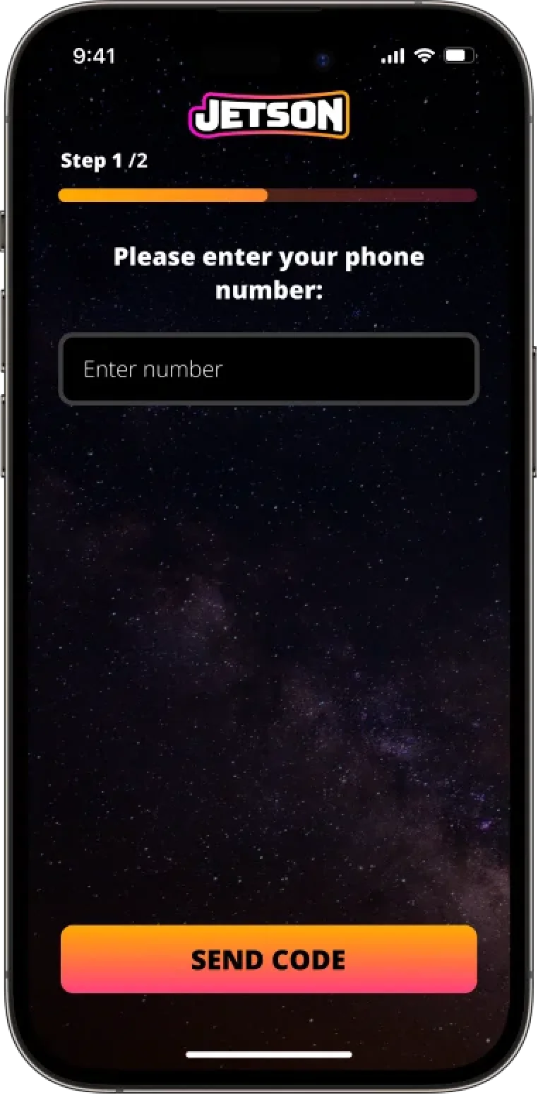 enter phone number